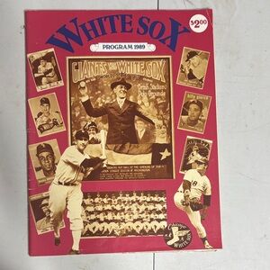 1989 Chicago White Sox Program